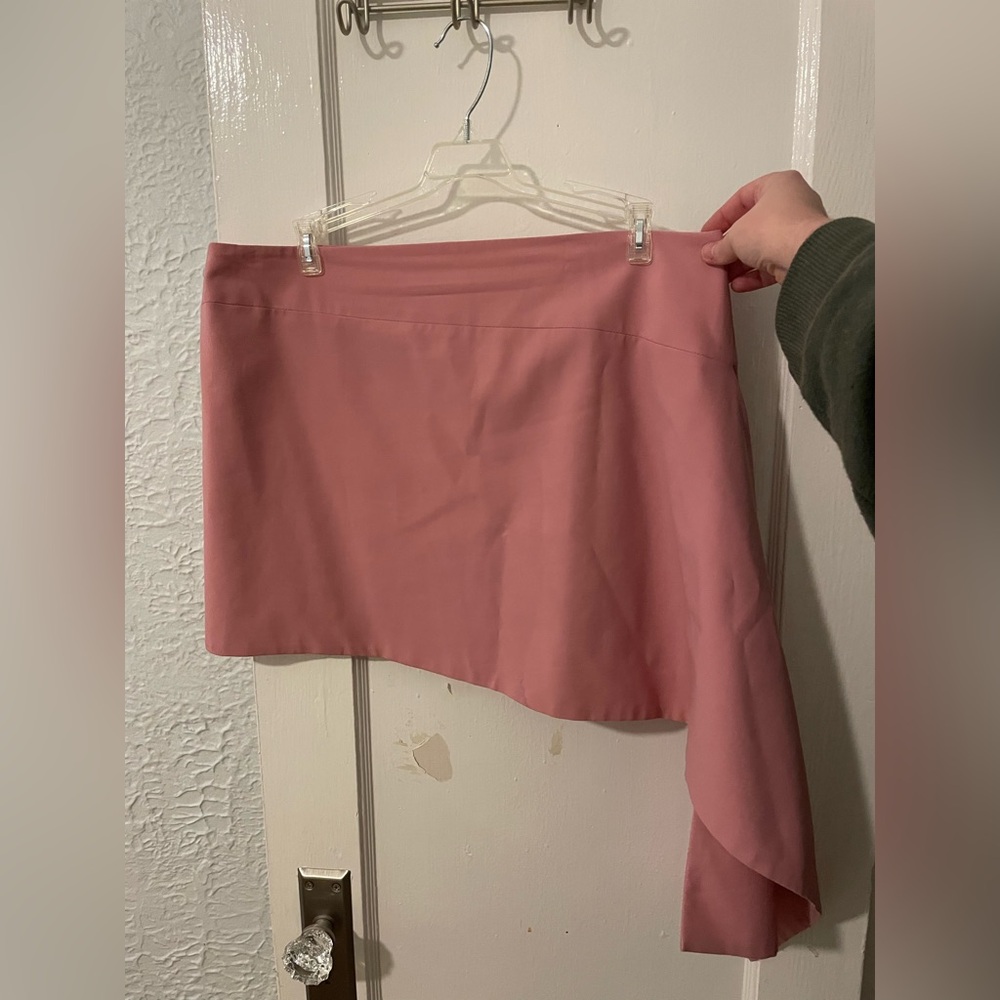 Zara Asymmetrical Skirt in Pink